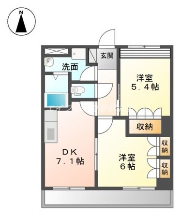 フレンズの物件間取画像